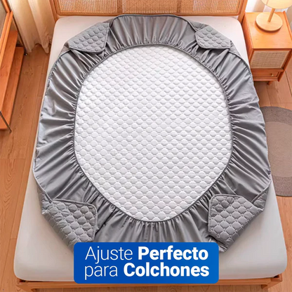 Protector de Colchón Premium con Microfibra Transpirable + 2 Fundas